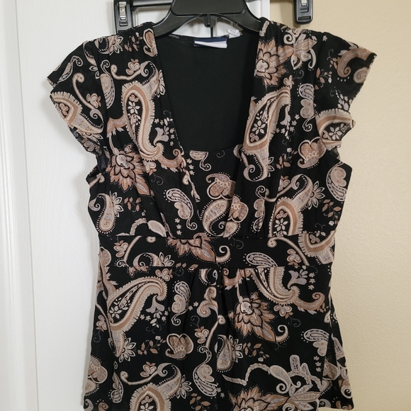 Nice patterned blouse 👚 - Picture 1 of 5